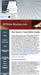Mobile Screenshot of mtbiblestudies.com